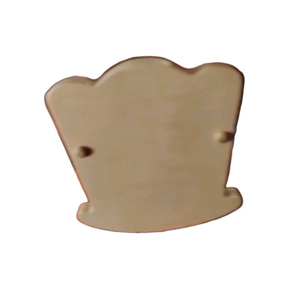 Pink Wooden Cradle Dollhouse Furniture Nursery Rocking Crib Bed  miniature Heart - Picture 6 of 7